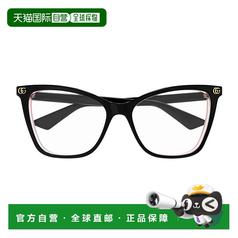 1h可退 香港直邮GUCCI 女士眼镜 18CQ58G0A15972 SS2025 黑色 Guc