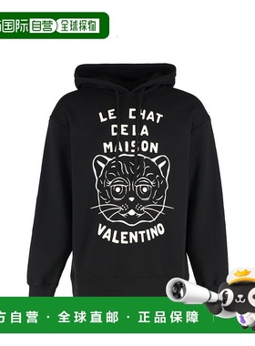 香港直邮VALENTINO 男士卫衣 VMF28NB339RA AW2025 黑色