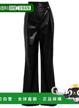 1h可退 香港直邮Simkhai 女士 Tara 高腰长裤 001397 black黑色