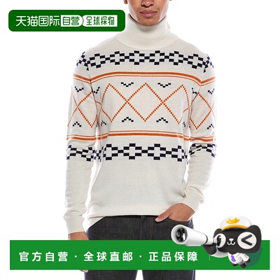 自营Brodie Cashmere Fairisle Wool & Cashmere-Blend Turtlenec