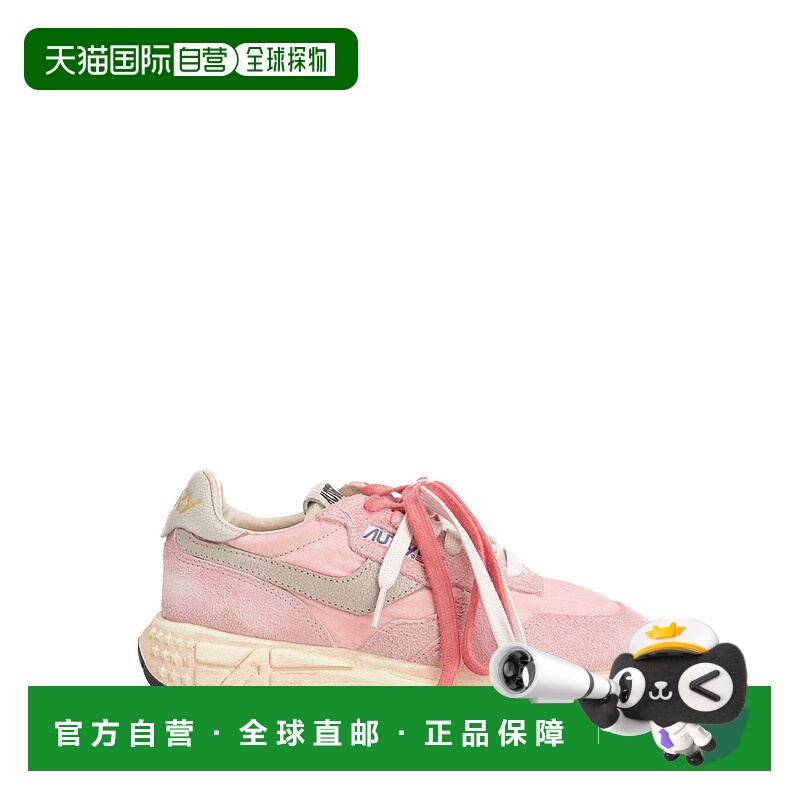 1h可退 香港直邮AUTRY 女士运动鞋 WVLWTN04 AW2025 粉红色 REELW