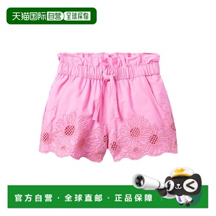 粉红色 jack珍妮和杰克刺绣花朵下摆短款 美国奥莱 and 自营janie