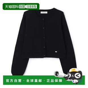 1h可退 日本直邮mezzo piano Junior 女童 短款针织开衫 Scallops