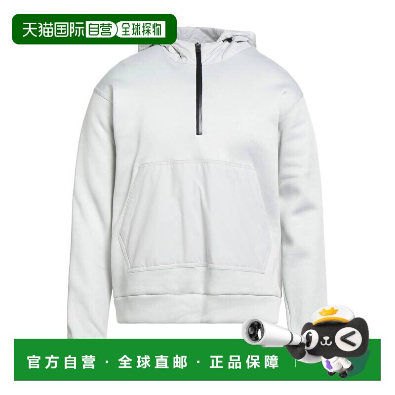 1h可退 香港直邮Herno 男士 连帽运动衫 grey灰色 舒适时尚卫衣