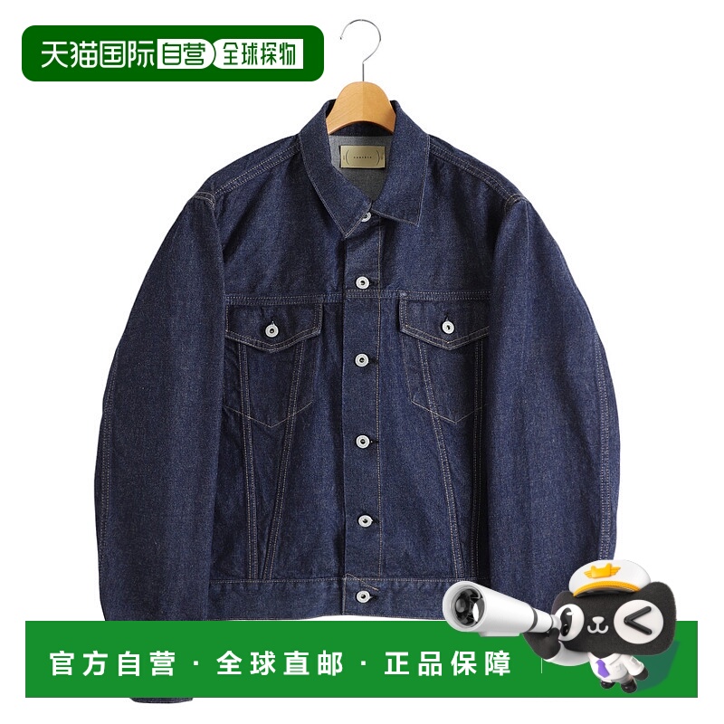 1h可退 日本直邮Cantate 男士经典工装牛仔夹克 25SSCA0510长袖