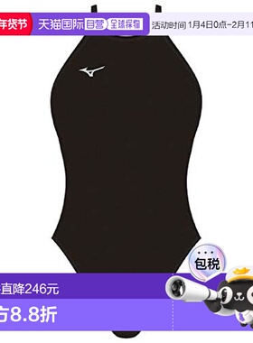 【日本直邮】Mizuno美津浓 女童比赛训练泳装130 蓝色 N2MA0971