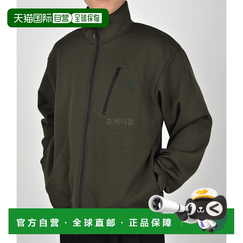 韩国直邮SOUTH2 WEST8 Boulder抓绒连帽衬衫 2023年冬季 男士 青