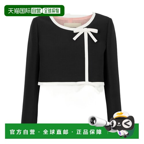 1h可退 香港直邮VALENTINO 女士外套 BCE5451CF0NA SS2026 黑色
