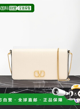 【99新未使用】香港直邮Valentino VLogo标识翻盖单肩包 WP0Y63SN