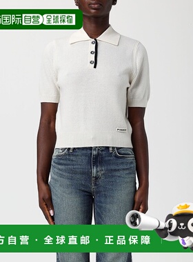 香港直邮PINKO 女士POLO衫 105450A2Q9Z13 AW2025 米白色 Polo-St