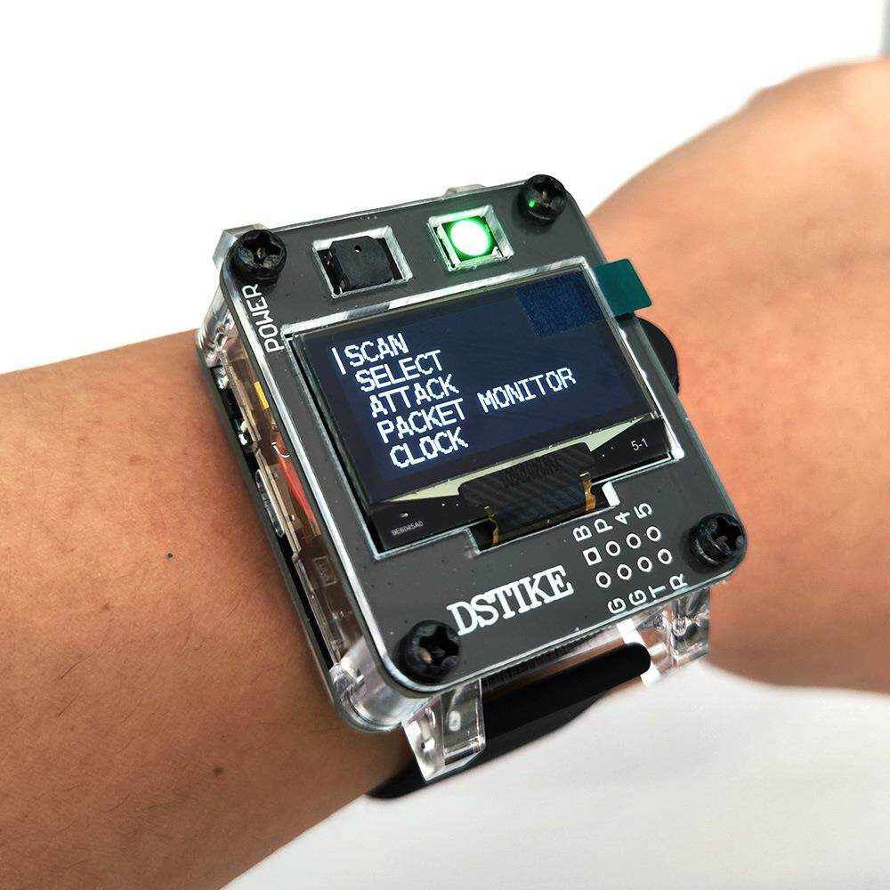 WiFi攻防防蹭工具Deauther Watch X手表便携测试开发编程学习