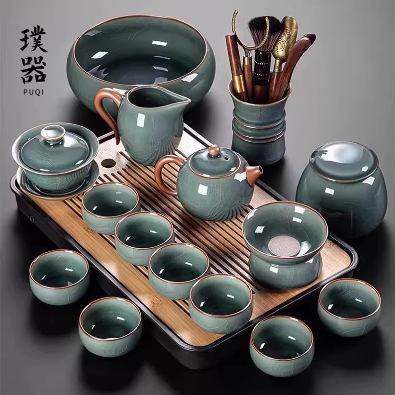 2026新款陶瓷茶具套装家用一整套办公室高级泡茶专用功夫茶壶喝茶