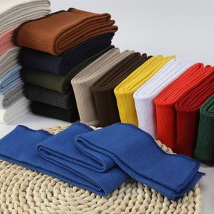 纯棉弹力螺纹下摆加厚卫衣羽绒服外套底边毛衣接边裤腰罗纹辅料