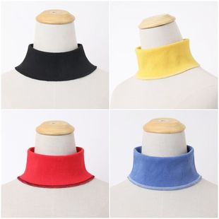 7cm套头卫衣领口半高领高领领口罗文领子螺纹领圆领假领子新款