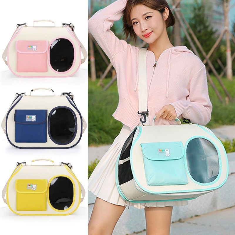 宠物手提猫包大容量兔子小型犬狗狗斜跨包时尚外出便携猫咪包透气,宠物/宠物食品及用品,背包/箱包,淘宝优惠券,粉丝福利购,淘宝优惠卷