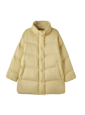 uti尤缇2025冬季新款 宽松保暖立领羽绒服女中长外套UK440624530