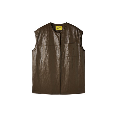 uti尤缇2026春季新款腔调质感肌理叠穿百搭马夹女马甲UM2D3289643