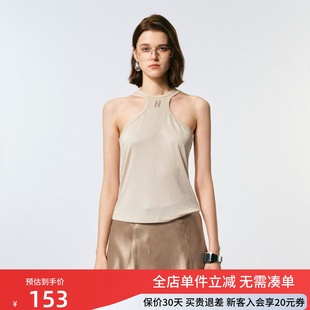 uti尤缇2025秋季新款 无袖挂脖浅米色吊带女内搭背心UK312570160