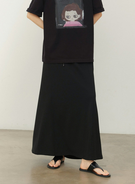 uti尤缇2026春季新款鱼尾长款松紧腰半身裙女显瘦裙子UM2D0388990