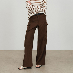 女长裤 uti尤缇2026春季 口袋宽松休闲牛仔裤 工装 UL151222109 新款