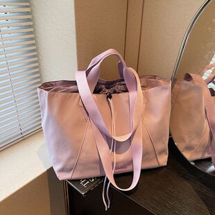 跨境短途旅行包女大容量露营包包休闲旅游行李袋高级感手提健身包