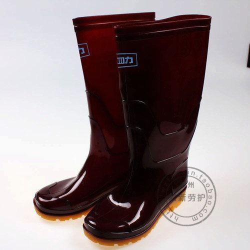 四力工矿雨靴 牛筋底雨鞋 高统工矿雨鞋 劳保雨鞋 原3517工矿雨鞋