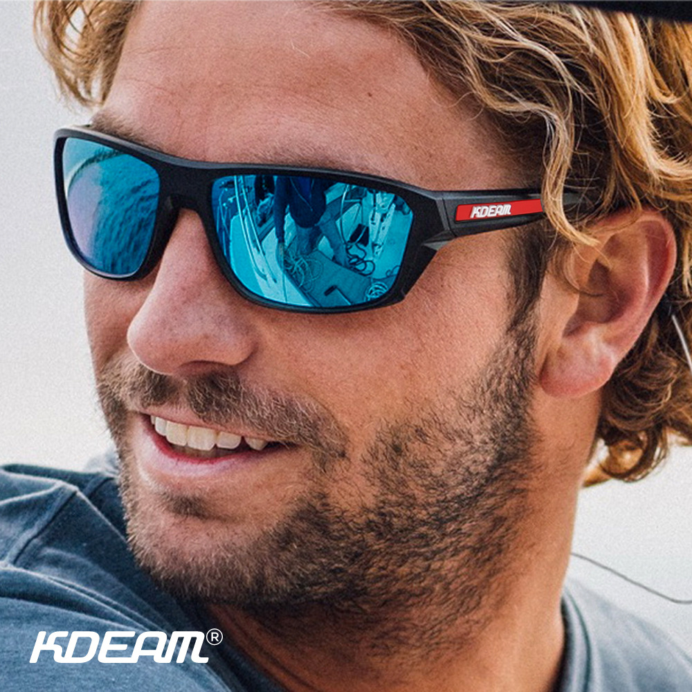 欧美TR方形炫彩运动偏光太阳眼镜男女户外骑行驾驶路亚钓鱼墨镜潮