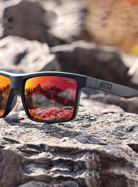 KDEAM加大码大脸方形偏光太阳镜