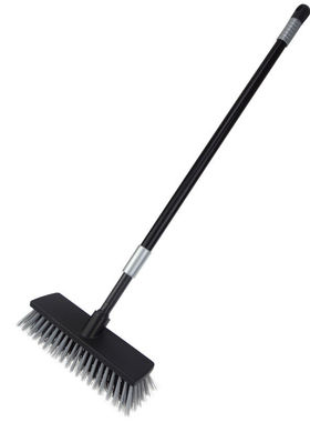 兰诗（LAUTEE）PA1157长柄可调节刷胶地刷/木质硬毛地板刷中号26