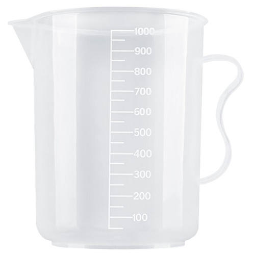兰诗（LAUTEE）SY5018刻度杯实验室用品器皿塑料量杯塑料烧杯无盖