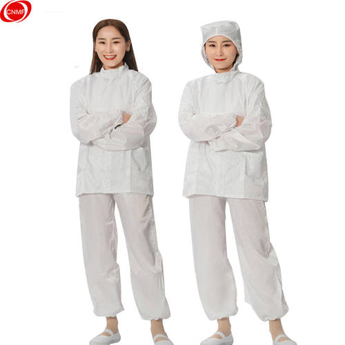 谋福CNMF8151防静电连帽分体服+裤子净化服洁净服（防静电连帽分