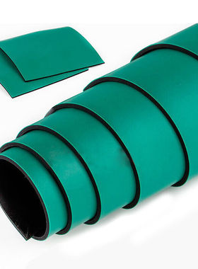 谋福CNMF防静电台垫橡胶垫绿色耐高温工作维修皮实验室桌垫【整卷