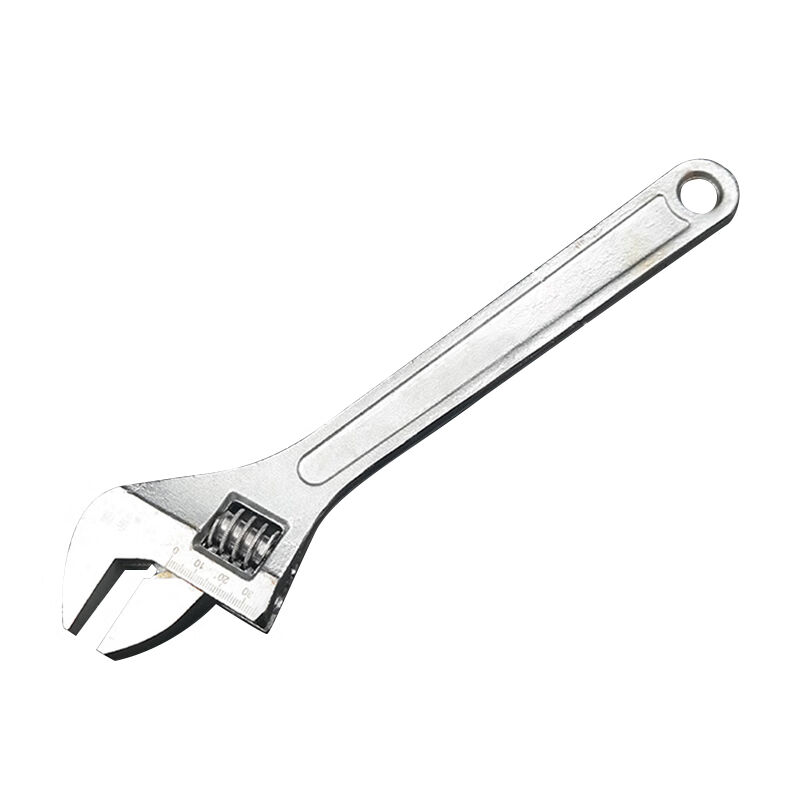 纳仕德CHS1246碳钢活动扳手镀铬开口扳手激光刻度18寸450mm