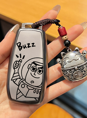 奔驰EQB/EQA钥匙套新款AMG壳S级CLA包E级GLB车扣GLA高级A级CLS链