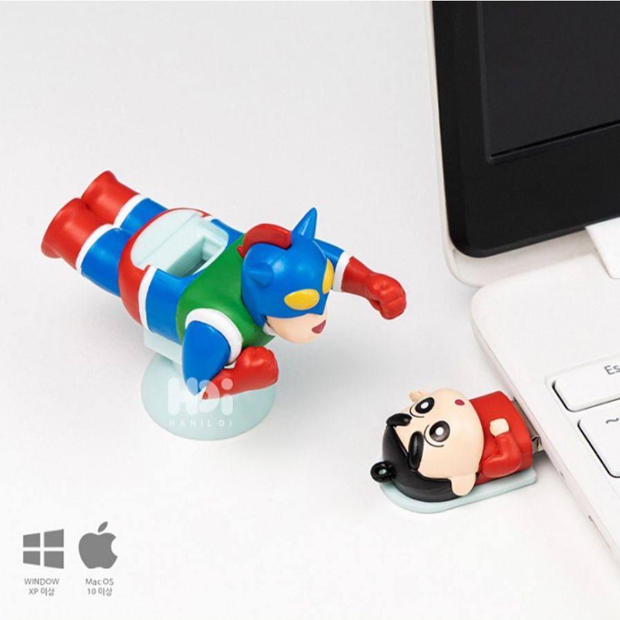 正版蜡笔小新创意u盘卡通大容量128GB迷你创意办公U盘32GB学生女