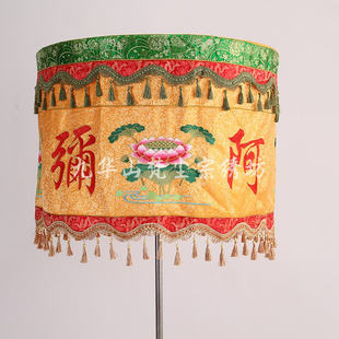 精品提花布莲花宝盖寺庙佛堂伞佛顶伞华盖刺绣万民伞高档幢幡定制
