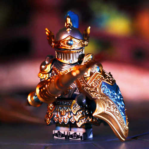 兰斯洛特骑士拼装积木人仔第三方