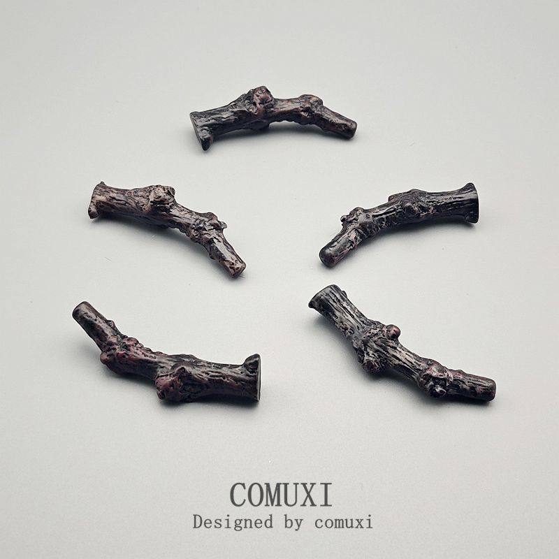 迷你小号枯树枝 枯木树干模型 桌面微景观摆件树脂工艺品家居饰品