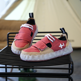 美国OTZ丑萌鞋男女户外帆布鞋男增高大码果冻鞋女大头鞋潮牌ins