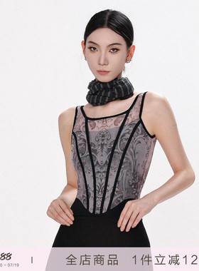 danzbaby芭蕾舞练功服舞蹈体操服连体艺考成人网纱印花体服B213
