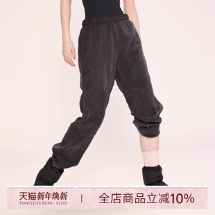 高腰运动热身长裤 成人跳舞练功宽松裤 B374 女舞蹈裤 danzbaby芭蕾裤