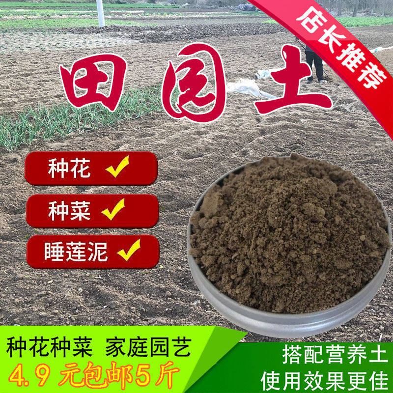 园艺泥土普通园土有机菜园土田园土种菜种花土壤营养土花土种植土