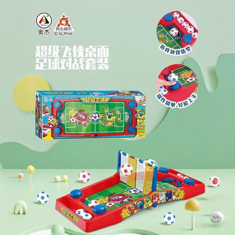 奥杰超级飞侠桌面足球亲子互动双人对战室内运动早教益智乐趣玩具