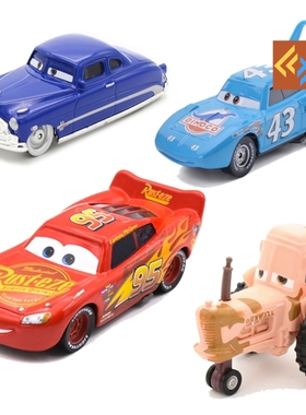 1:55 Disney Cars Metal Diecast Toy Car Lightning McQueen Car