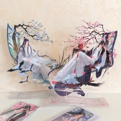 魔道祖师卷中人立牌桌面摆件