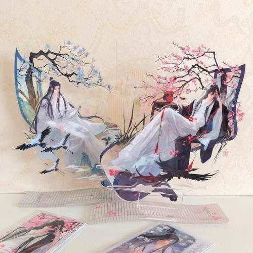魔道祖师卷中人立牌桌面摆件
