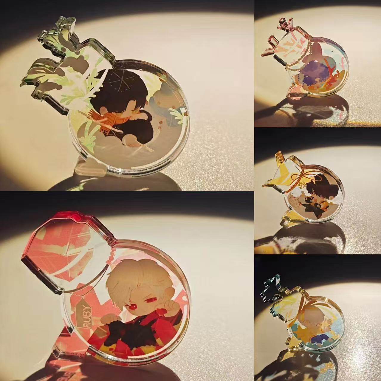 恋与深空周边秦彻祁煜黎深夏以昼沈星回可爱小瓶子亚克力厚立牌,模玩/动漫/周边/娃圈三坑/桌游,动漫徽章/立牌,淘宝优惠券,粉丝福利购,淘宝优惠卷