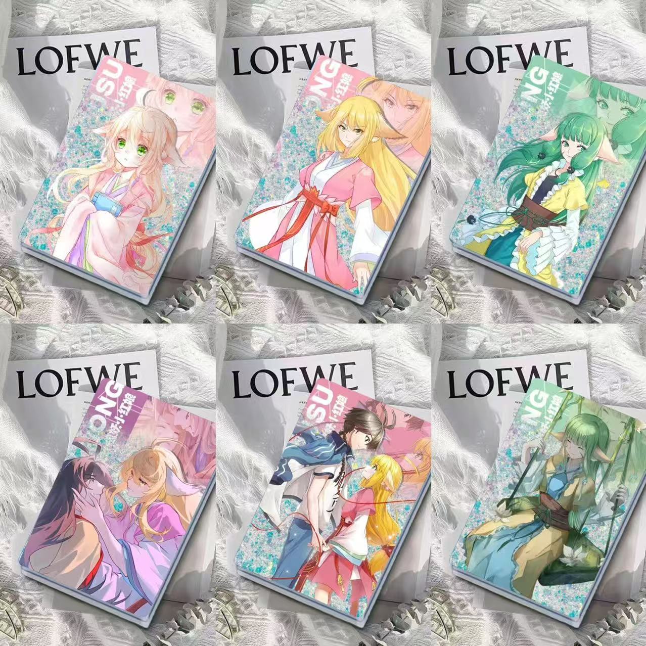 动漫狐妖小红娘流沙麻将亚克力砖