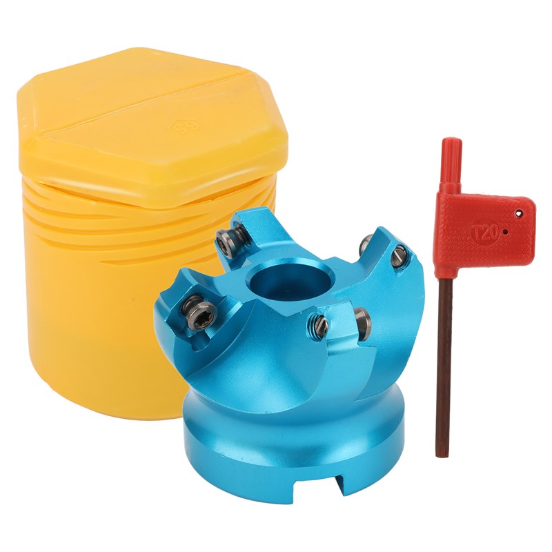 45度面铝合金铣刀盘 KM12-50-22-4T 配BT-FMB22平面铣床壳型刀盘