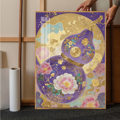 花开富贵福禄双全5d钻石画十字绣